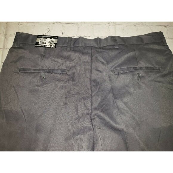 Nwt For You One Mens Charcoal Dress Pants Straight Leg Size 38x32 - Picture 3 of 3